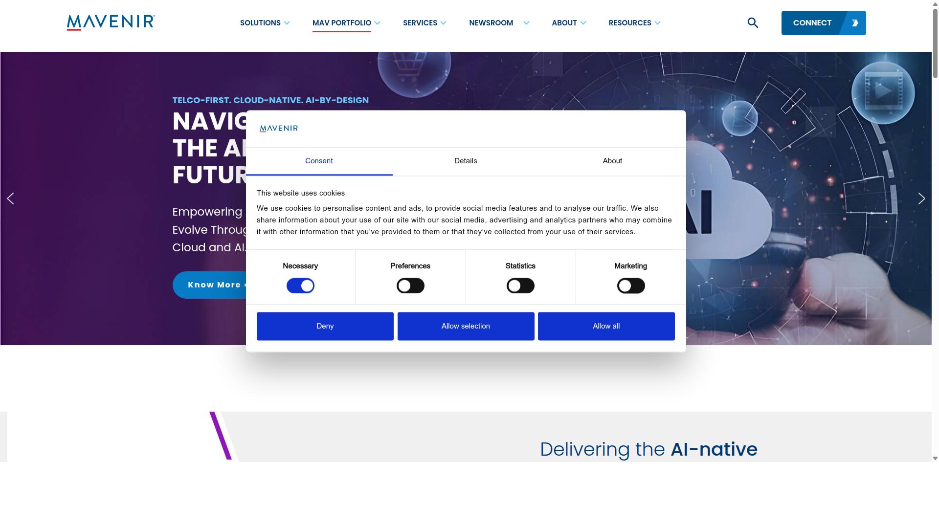Mavenir website